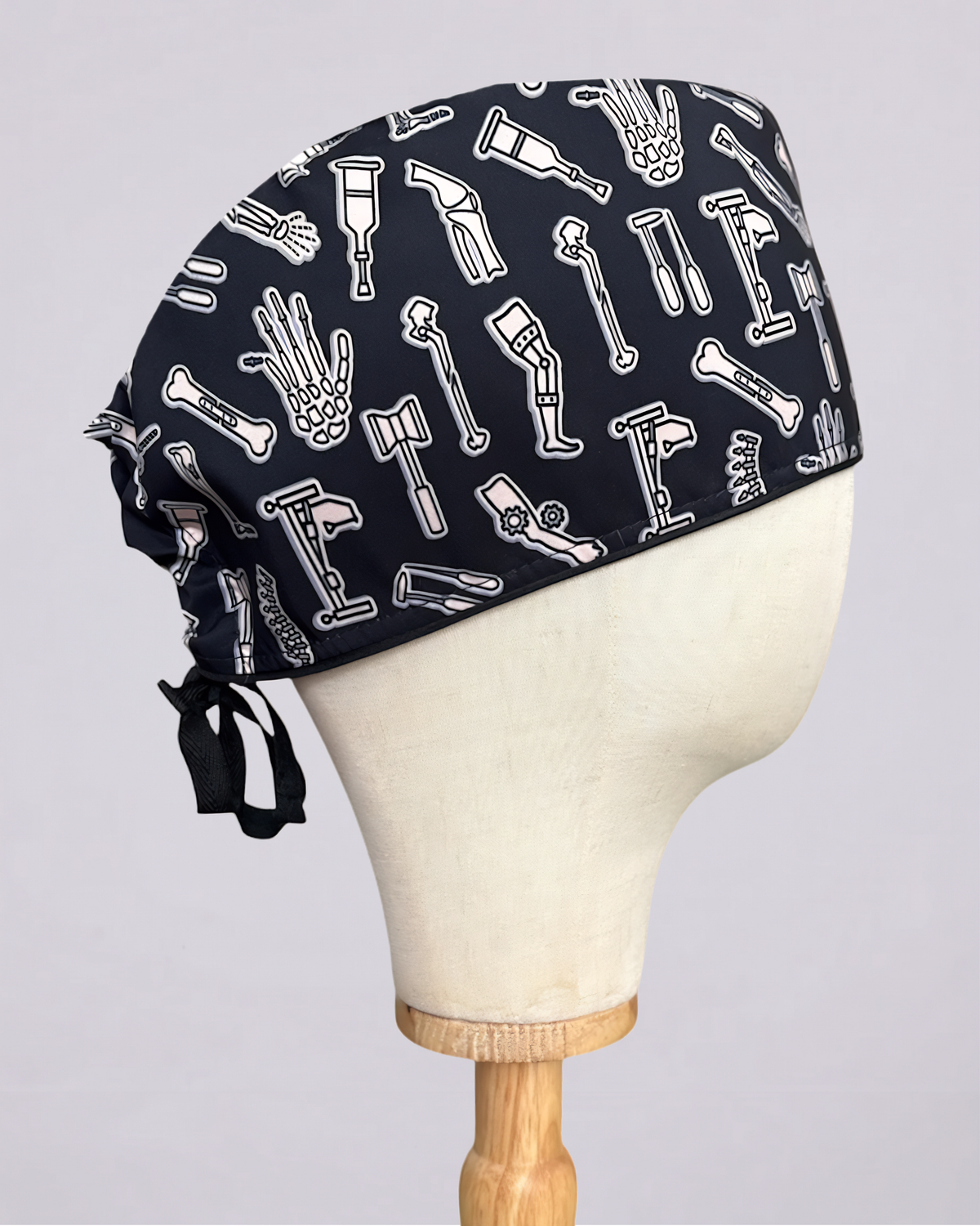 Gorro quirúrgico Traumatología y Ortopedia, vista lateral