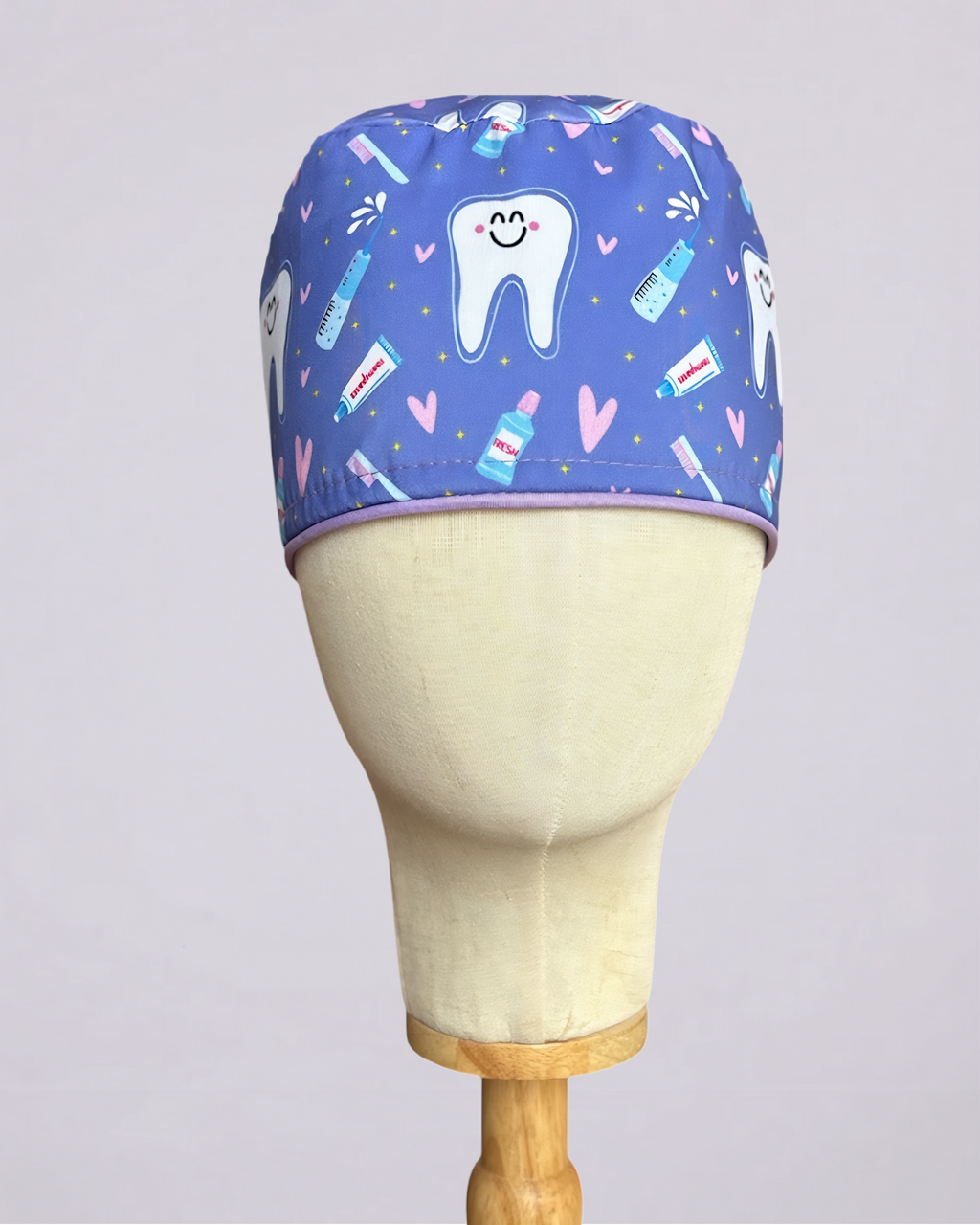 Gorro quirúrgico Diente Corazón, vista frontal